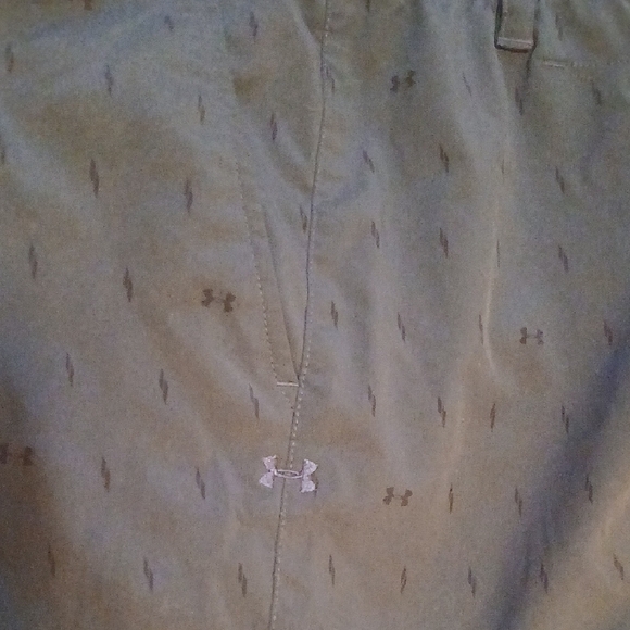 Under Armour Blue Flat Front Shorts - Picture 6 of 7